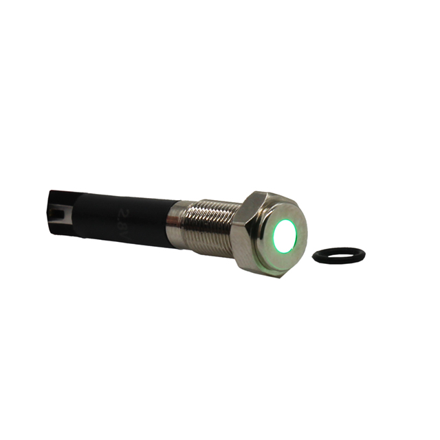 【IN6ASGNC】LED PNL IND GREEN 6MM .100" QUIC