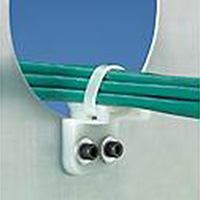 【RAMS-S3-M】CABLE TIE HLDR SNGL SCREW #3 NAT