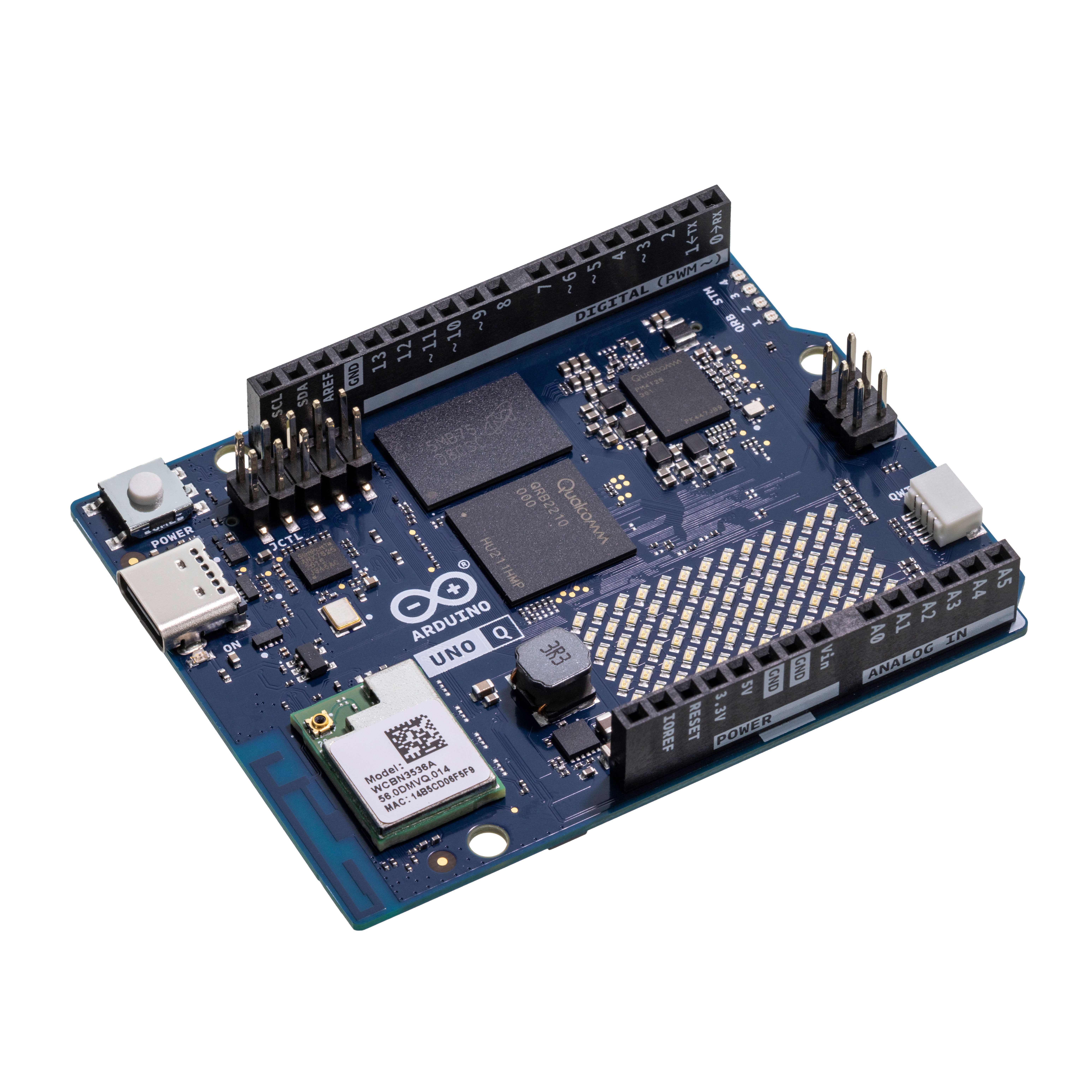 ARDUINO UNO Q 2GB RAM 16GB EMMC【ABX00162】