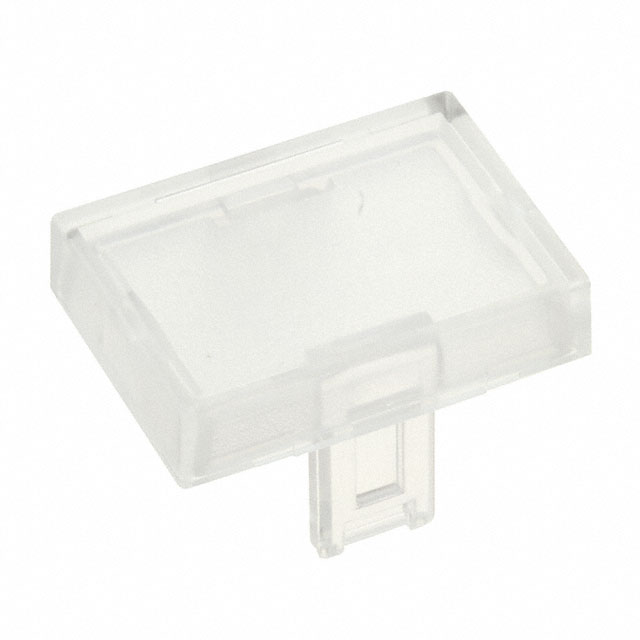 【31-905.7】CAP PUSHBUTTON RECTANGLE CLR