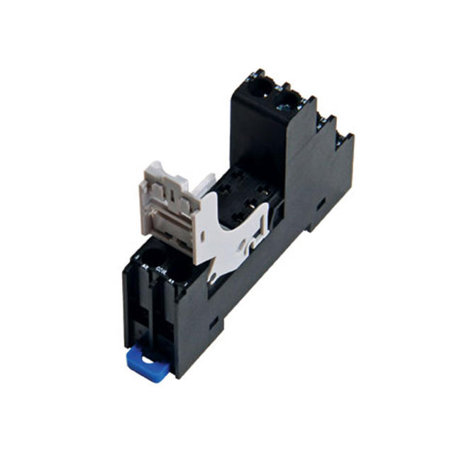 RELAY SOCKET 8 POSITION DIN RAIL【SJ2S-07LW】