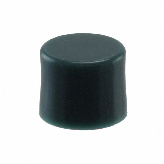 【801806000】CAP PUSHBUTTON ROUND GREEN