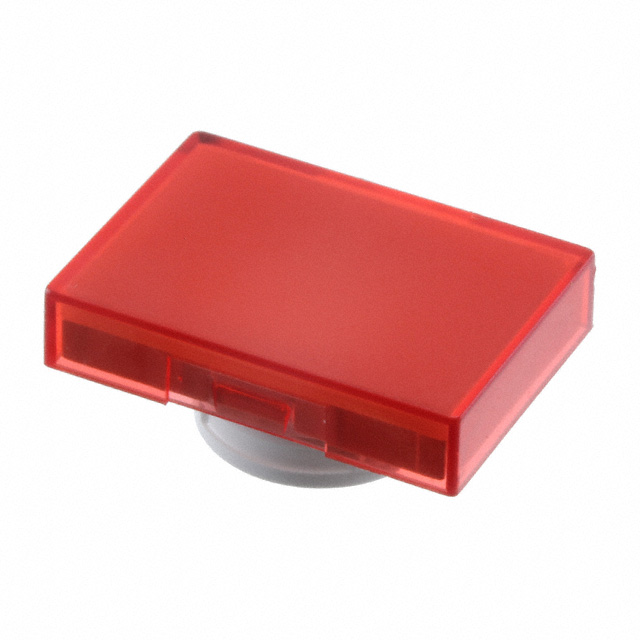 【A165L-JR】CAP PUSHBUTTON RECTANGULAR RED