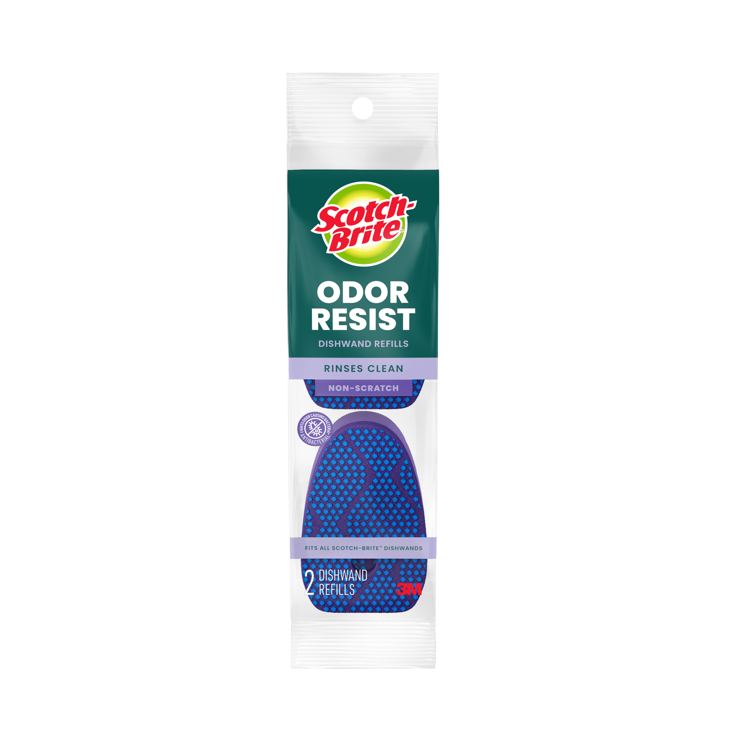 【487A-2-7】ODOR RESIST NON SCRATCH DISHWAND