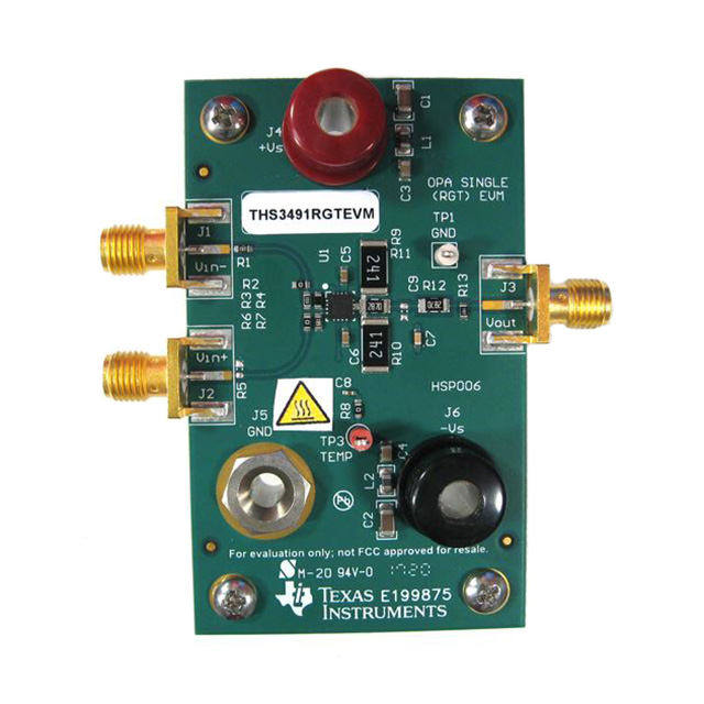 EVAL BOARD FOR THS3491【THS3491RGTEVM】