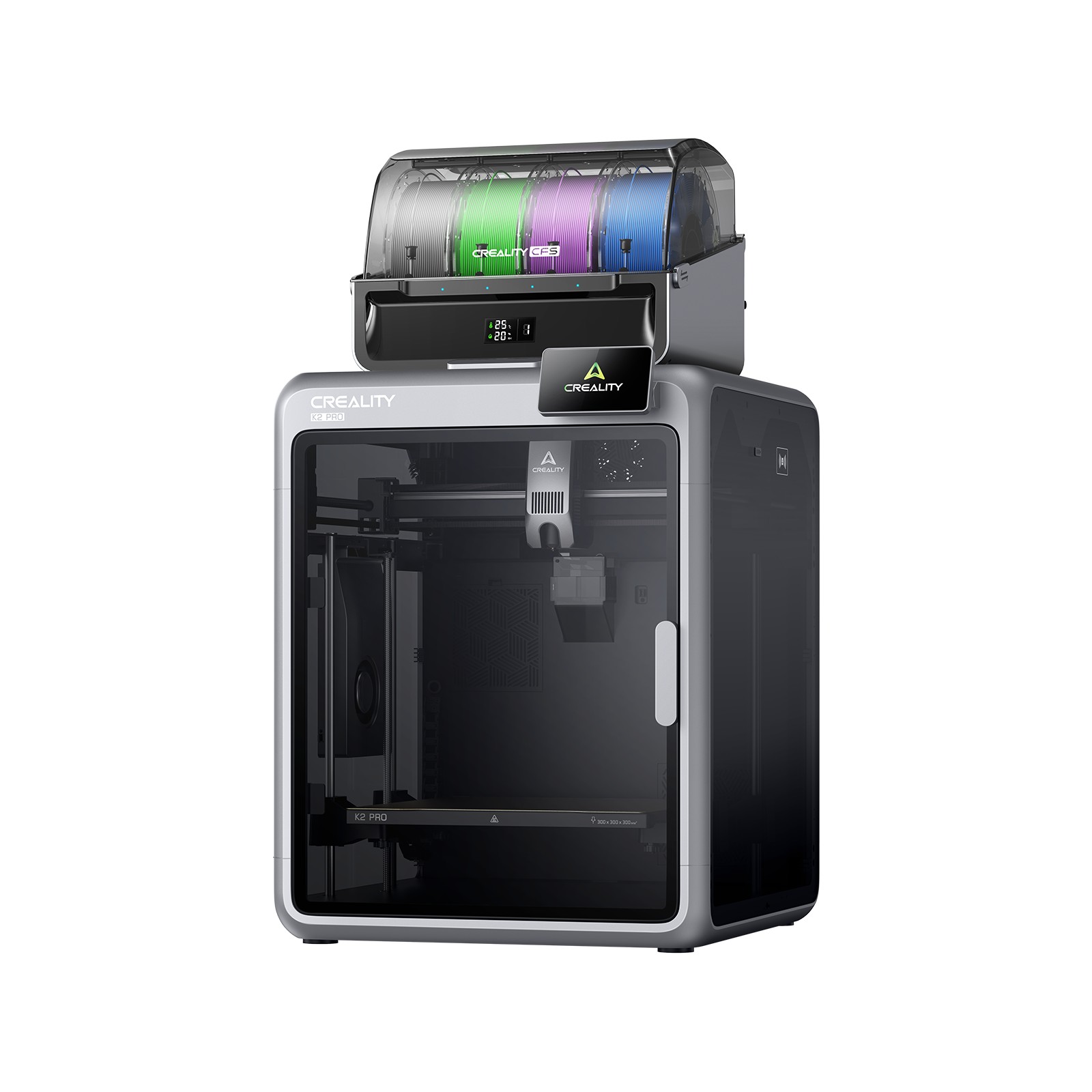 【K2 PRO COMBO  MULTI-COLOR 3D PRINTER】3D PRINTER DUAL AI & HEATED CHAM