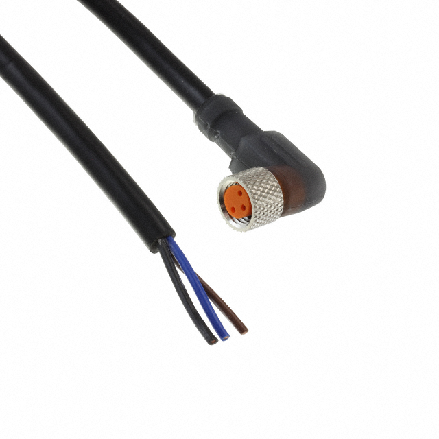 【CONB53NF-A2】CBL 3POS PLUG RA TO WIRE 6.56'