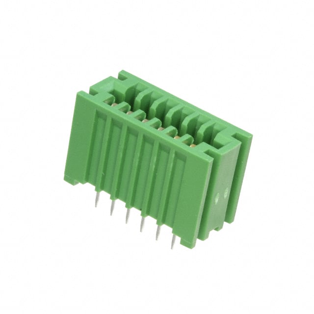 【166086-6】CONN EDGE SINGLE FML 6POS 0.100