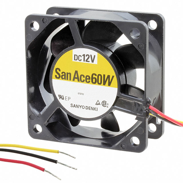 【9WP0612G4011】FAN AXIAL 60X25MM 12VDC WIRE