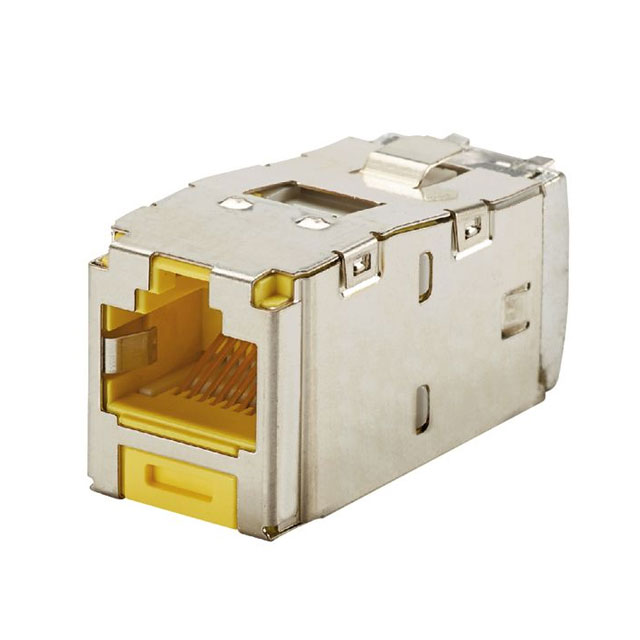 【CJS6X88TGYLY】MINI-COM MODULE, CAT 6A, SHIELDE