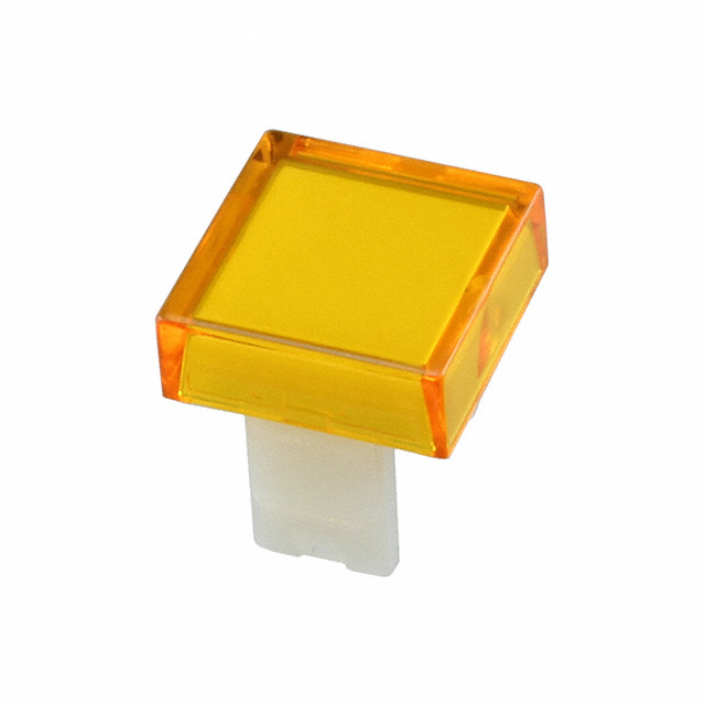 【01-985.4】CAP PUSHBUTTON RECTANGLE YLW