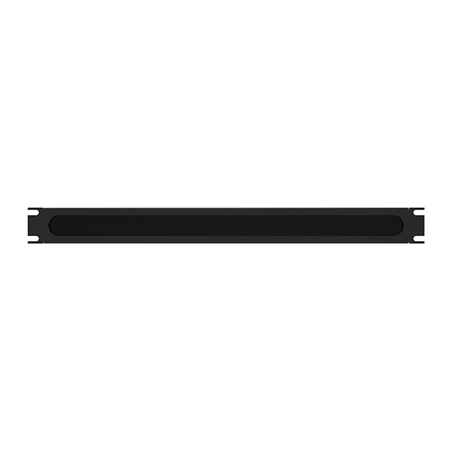PANEL RACK BRUSHED BLK 1U【BRP1UBK】