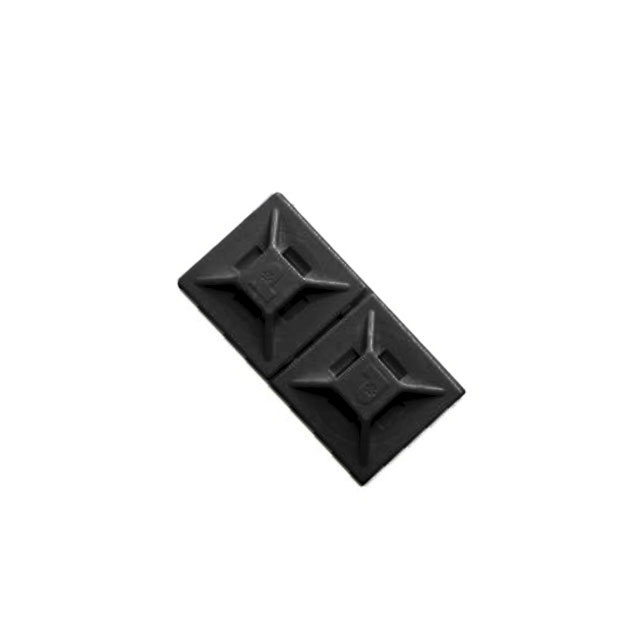 CABLE TIE HLDR QUAD ADHESIVE BLK【SGABM20-AV-C300】