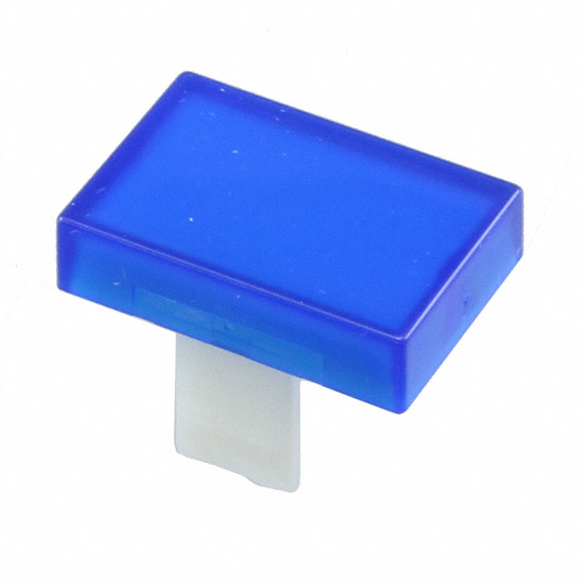 【01-901.6】CAP PUSHBUTTON RECTANGLE BLUE