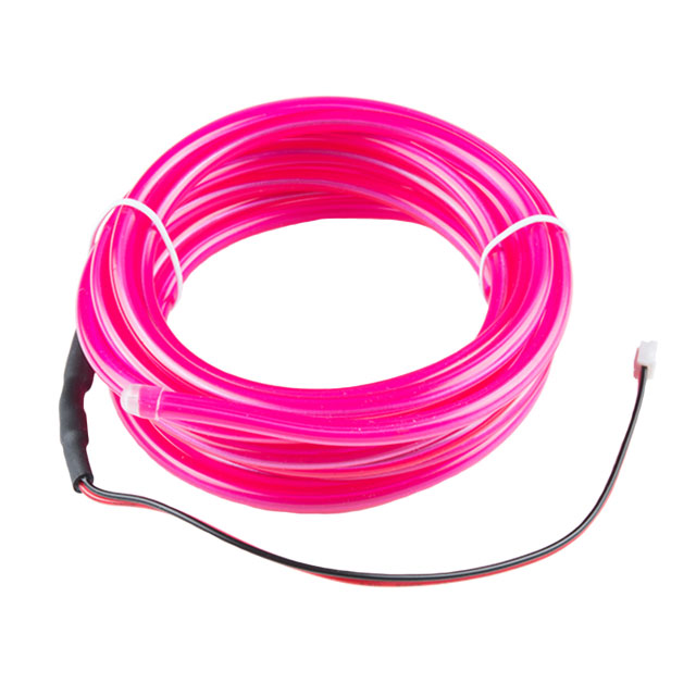 【COM-14704】BENDABLE EL WIRE PINK 3M