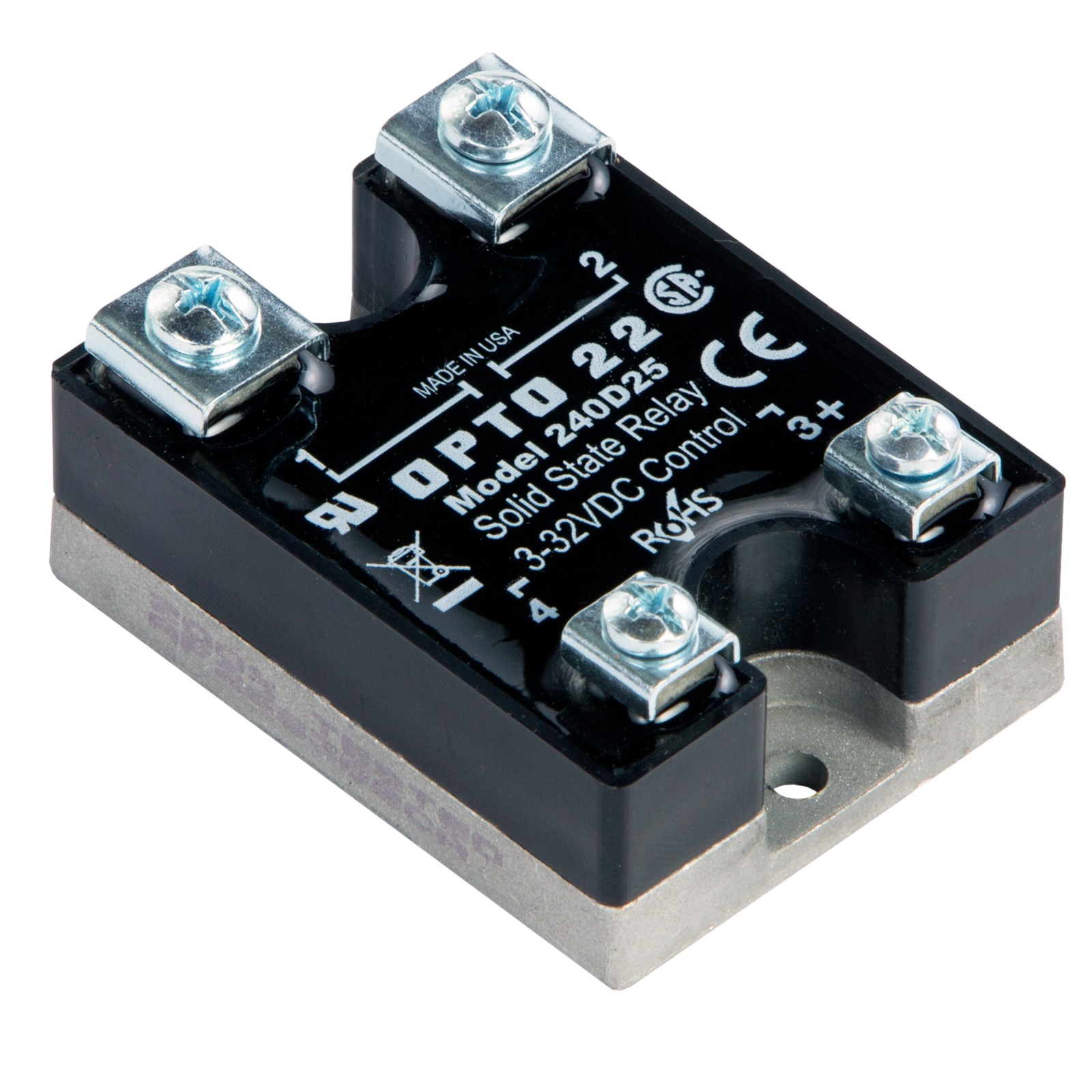 240 VAC, 25 AMP, DC CONTROL SOLI【240D25】