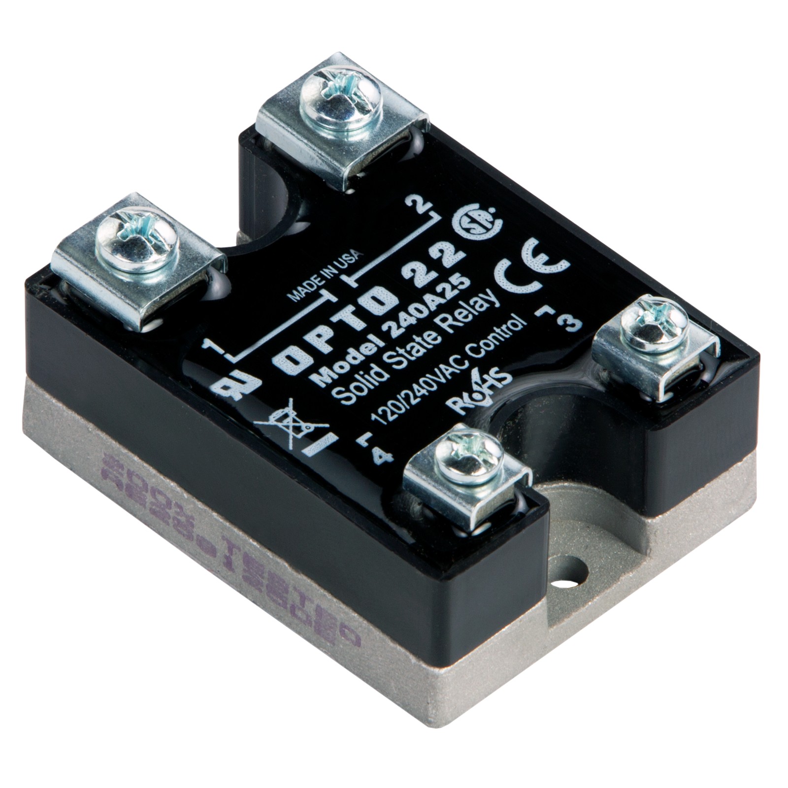 240 VAC, 25 AMP, AC CONTROL SOLI【240A25】