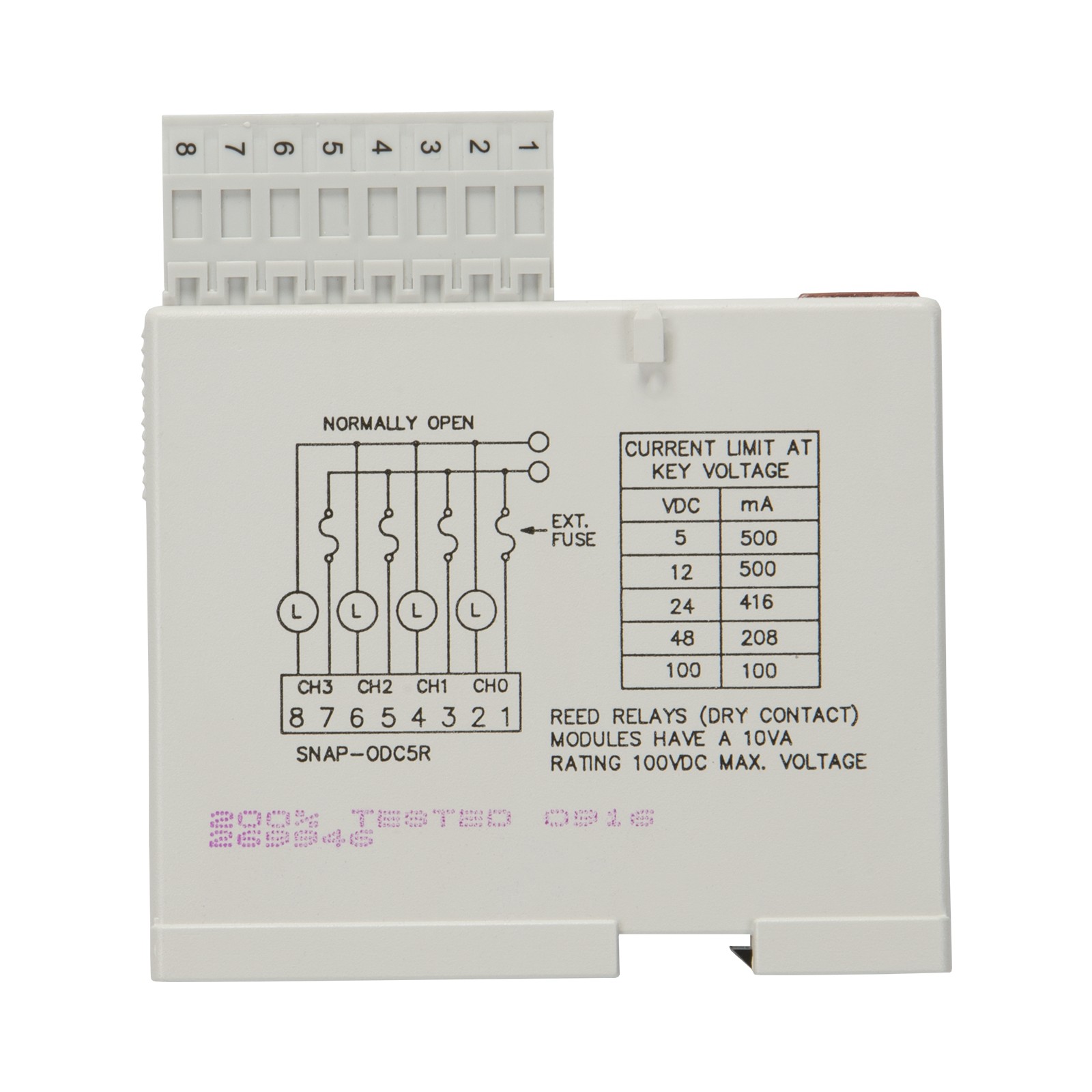 SNAP 4-CH REED RELAY DIGITAL (DI【SNAP-ODC5R】