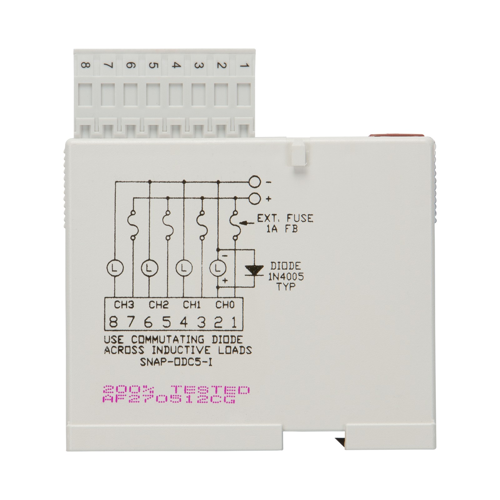SNAP 4-CH ISOLATED 5-60 VDC DIGI【SNAP-ODC5-I】
