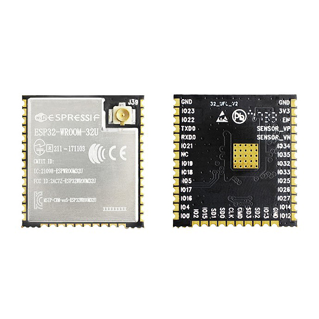 【ESP32-WROOM-32U-N4】RF TXRX MOD BT WIFIU.FL SMD