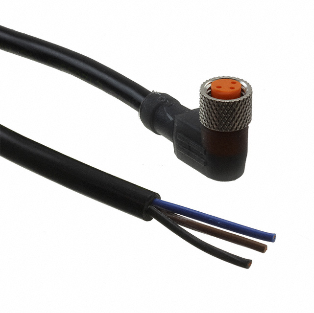 【CONB53NF-A5】CBL 3POS PLUG RA TO WIRE 16.4'