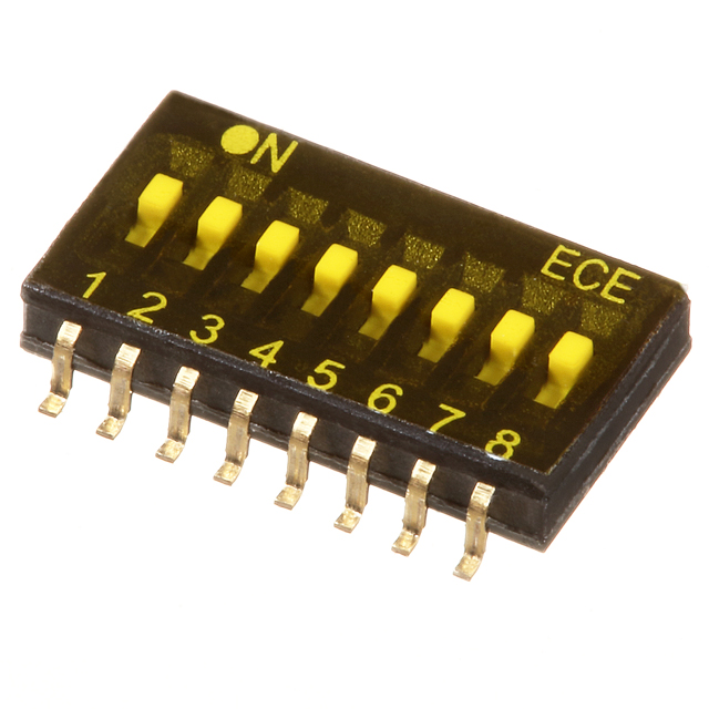 【EHS108LD】SWITCH DIP SLIDE SPST 25MA 24V[カット テープ（CT）]