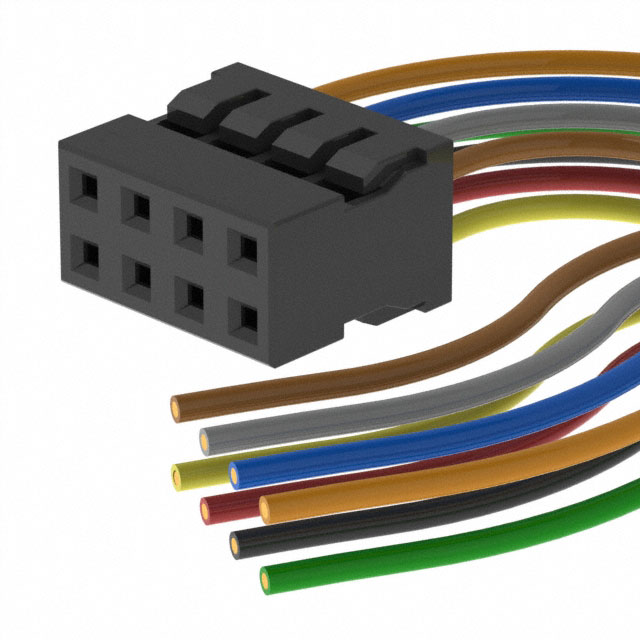 【0511100850-04-A-6-X】8 CIRC CABLE ASSY 4" X