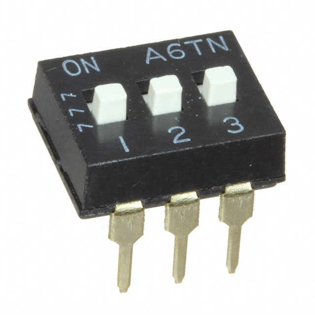 【A6TN-3104】SWITCH SLIDE DIP SPST 0.025A 24V[チューブ]