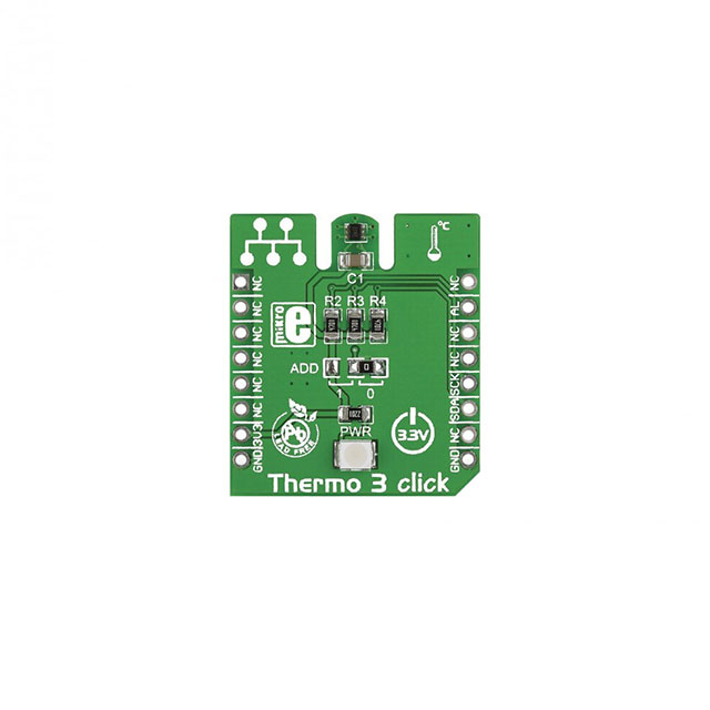【MIKROE-1885】DEV BOARD THERMO 3 CLICK