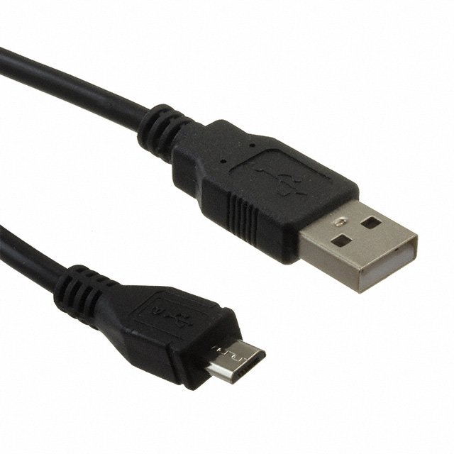 【CUB-100-BK】CBL USB2.0 A PLG-MCR B PLG 3.28'