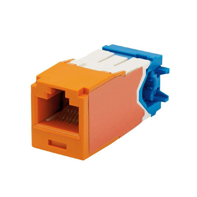 MINI-COM MODULE, CAT 6A, UTP, 8【CJR6X88TGOR】