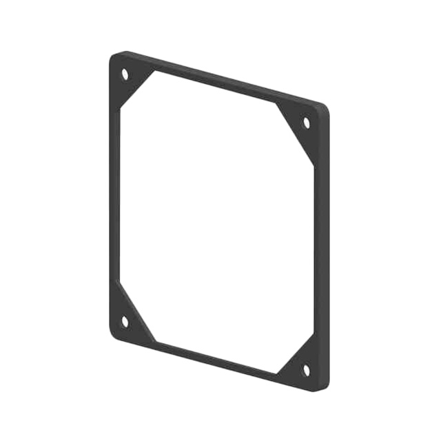 【FGA-50】FAN GASKET BLACK 50MM