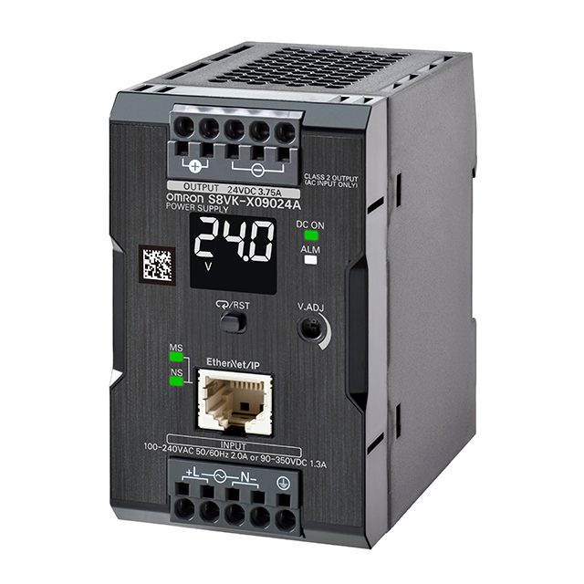 AC/DC DIN RAIL SUPPLY 24V 90W【S8VK-X09024A-EIP】