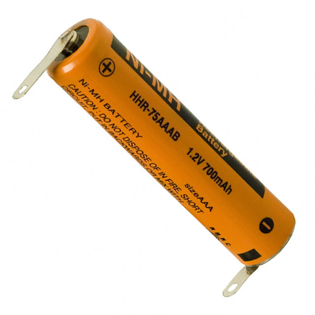 【HHR-75AAA/B5BT】BATTERY NIMH 1.2V 700MAH AAA