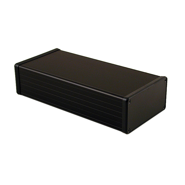 【1455N2202BK】BOX ALUM BLACK 8.66"L X 4.06"W