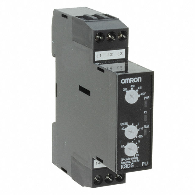 【K8DS-PU2】17.5 MM 3-PHASE VOLTAGE RELAY
