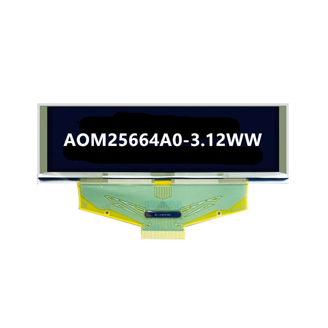 【AOM25664A0-3.12WW】3.12'' 256X64 OLED MONO WHITE