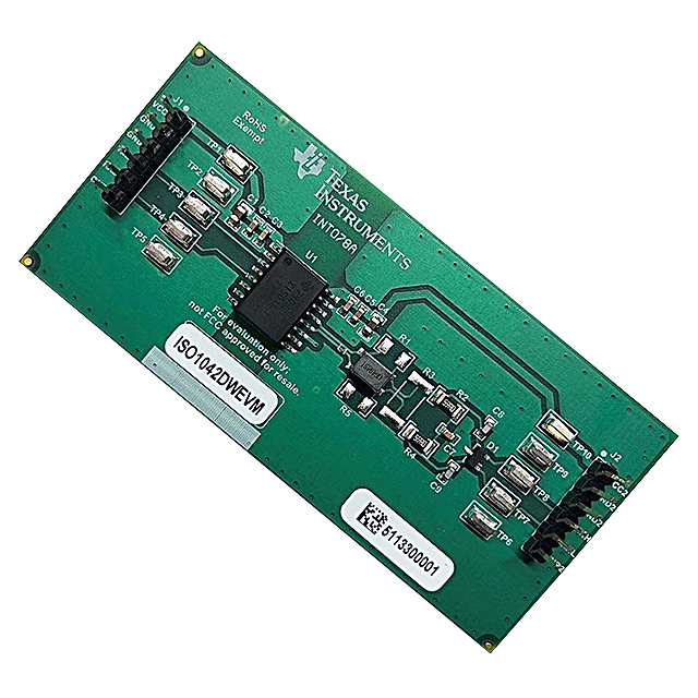 【ISO1042DWEVM】EVAL BOARD FOR ISO1042
