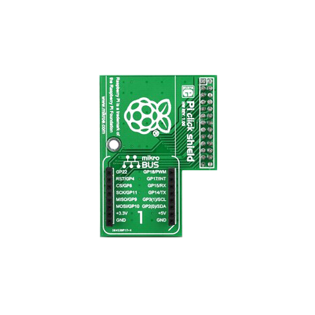 PI CLICK SHIELD SOLDERED CONN【MIKROE-1513】
