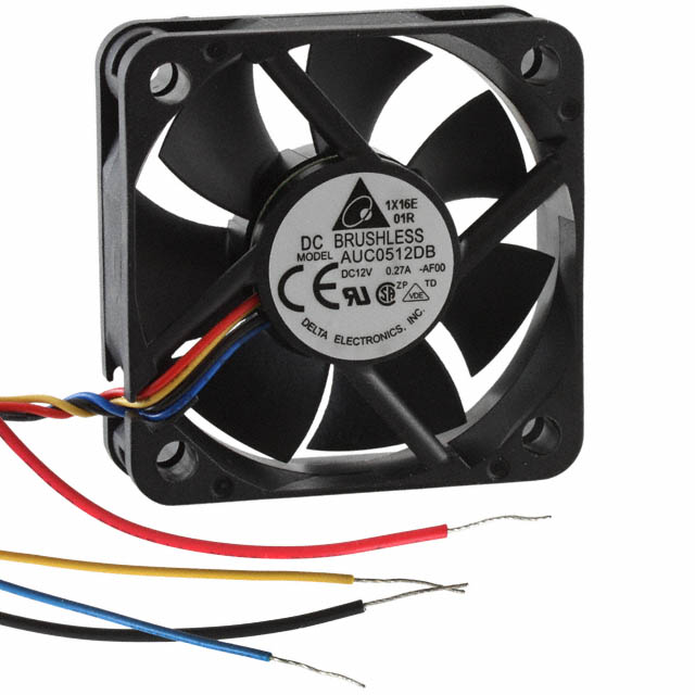 【AUC0512DB-AF00】FAN AXIAL 50X15MM 12VDC WIRE