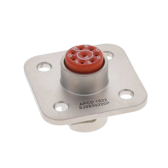 【SJS830220P】CONN RCPT HSG MALE 8POS PNL MNT
