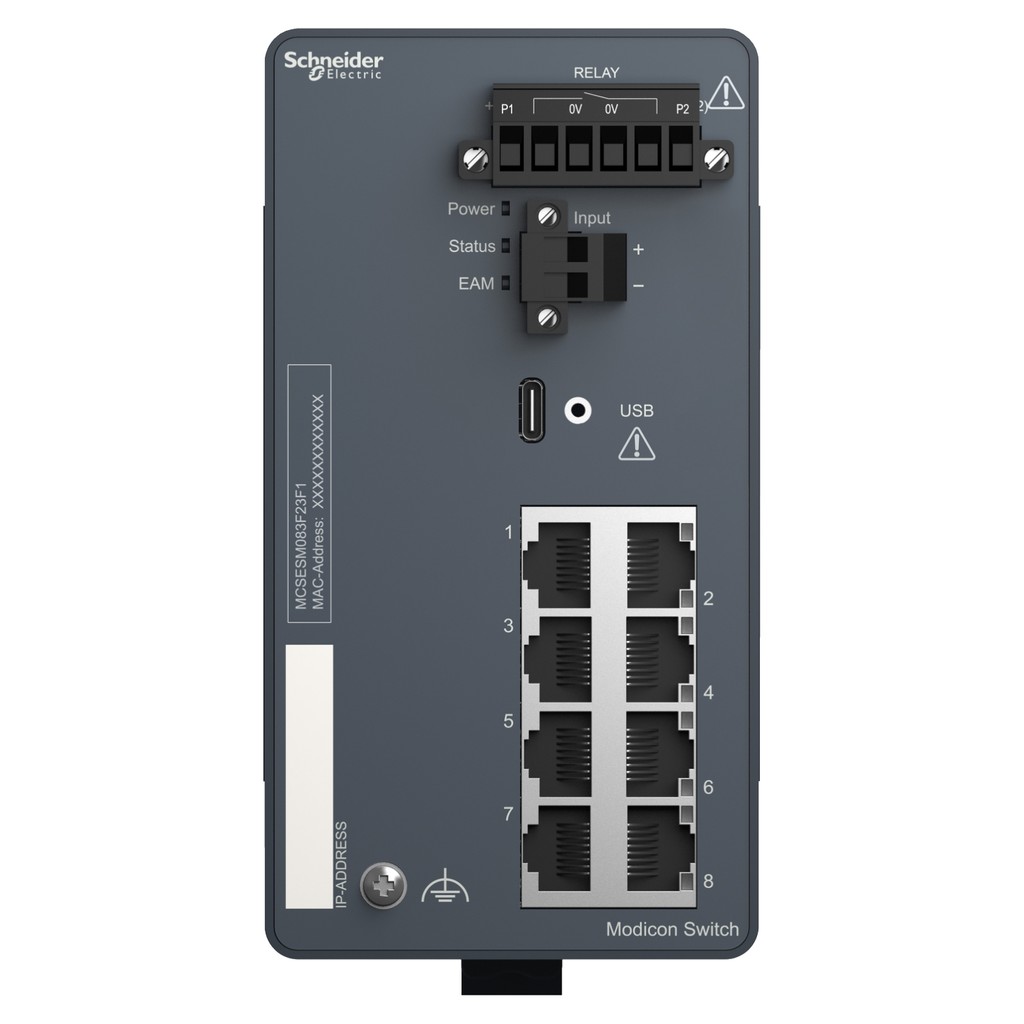 MODICON EXTENDED SWITCH 8TX【MCSESM083F23F1】