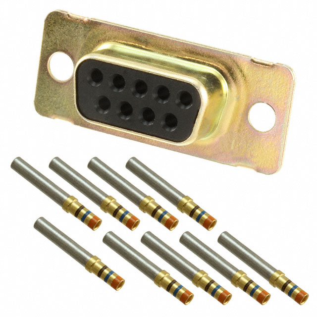 【1757820-6】CONN D-SUB RCPT 9POS CRIMP