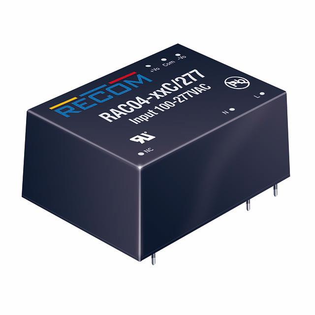 【RAC04-15SC/277-E】AC/DC CONVERTER 15V 4W