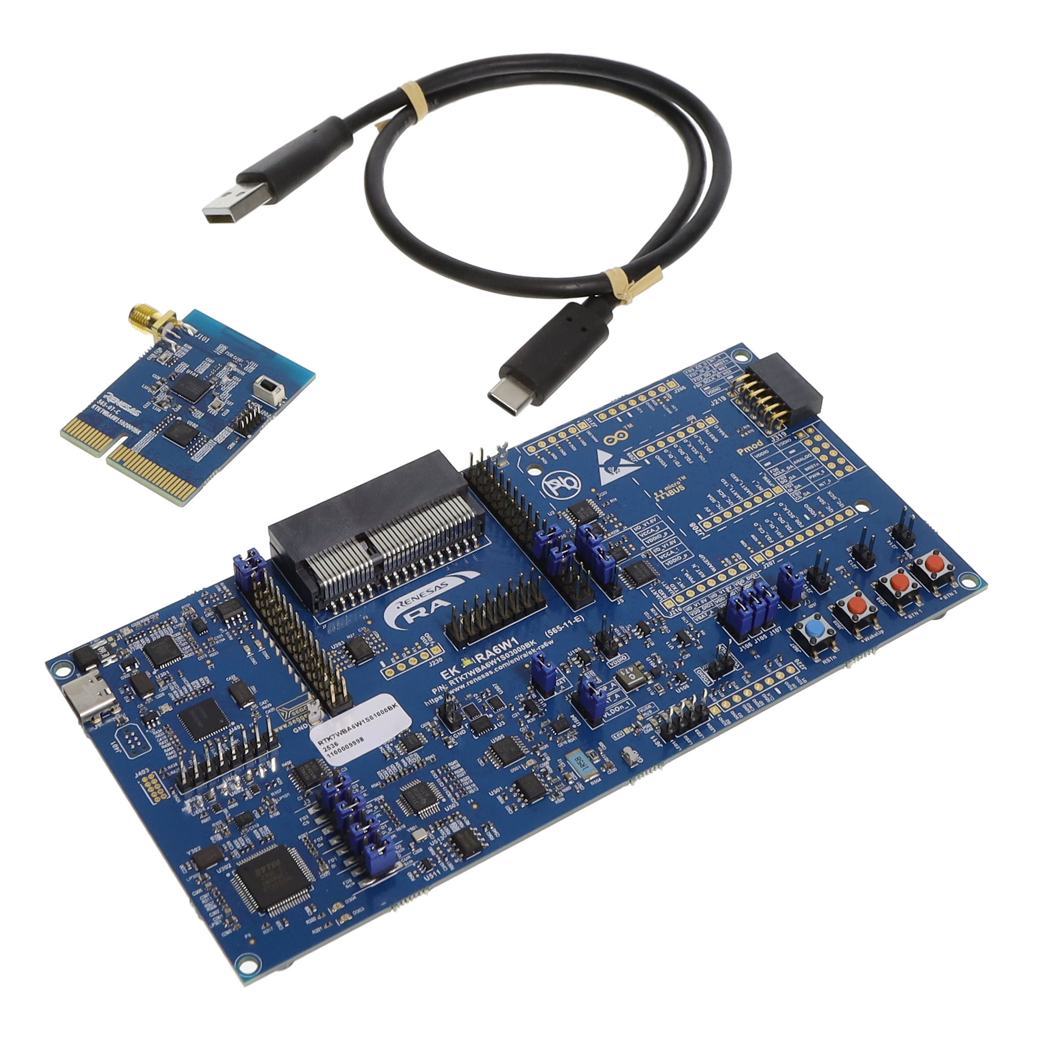 【RTK7WKA6W1S04000BK】RA6W1 EVALUATION KIT, ARM CORTEX[箱]