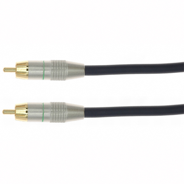 【HPACG3】CABLE RCA MALE/MALE 2M HIPRF GRN