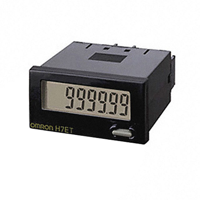 【H7ET-NV-B】COUNTER LCD 7 CHAR PANEL MOUNT