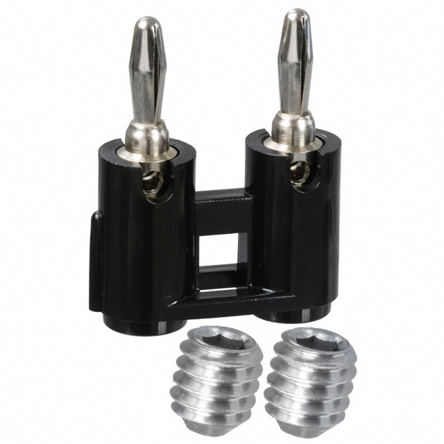 【6089】CONN DBL BAN PLUG STACK SLDRLESS