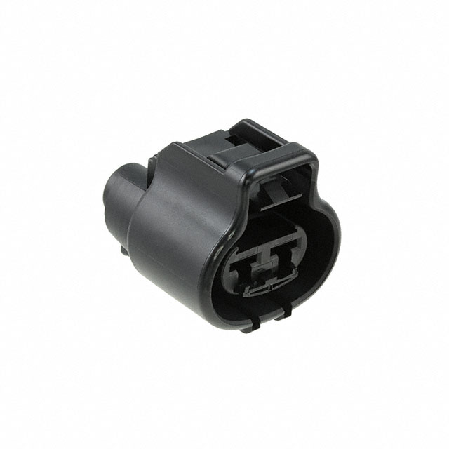 【176146-2】CONN RCPT HSG 0.187 2POS BLACK