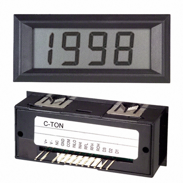 VOLTMETER 200MVDC LCD PANEL MNT【DK500】